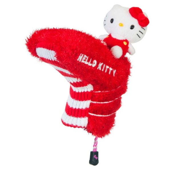Hello Kitty Golf Putter bonnet de club rouge blanc avec figurine