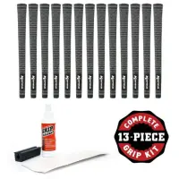 Karma Black/White Velvet Junior  13 Grip Set incl. Tape,...