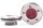 Translucent Stainless Ersatz Gewichte für Scotty Cameron Putter x 2 rot mit kleinem Gewinde