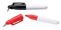 Marker-Pen Stiftset schwarz und rot