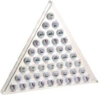 Acrylpyramide Golfball Display