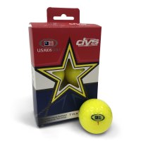 U.S. Kids Golfball DVS 6-Ball Yellow