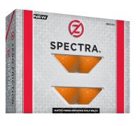 Zero Friction Spectra Golfbälle, matt - Neon Orange...