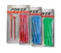 ZF Power Tees, 3 Prong, 4 Composite, 18/Pack - Cyan Blue