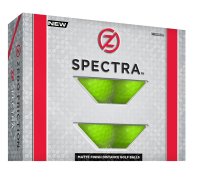 Zero Friction Spectra Golfbälle, matt - Neon...