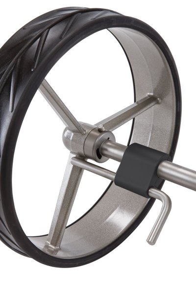 MECHANISCHE BREMSE FÜR MANUELLE JUCAD TROLLEYS aus Titan und Edelstahl (20 mm Achsdurchmesser)