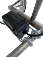 JUCAD POWERPACK-AKKUHALTERUNG für JuCad ElektroTROLLEYs aus Carbon oder Aluminiumlegierung, Achse Ø 42 mm - schwarz