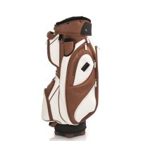 JUCAD BAG STYLE - braun-weiß, Lederoptik