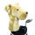 Couvre tête jaune Labrador Driver
