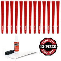 Karma Velour Red Midsize (+1/32") Golf Grip  13...