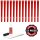 Karma Velour Red Jumbo Golf Grip  13 Grip Set incl. Tape, Solvent & Shaft Clamp