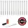 Karma White Velvet Midsize  13 Grip Set incl. Tape, Solvent & Shaft Clamp