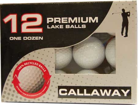 12 balles de lakeball AAA-Grade Callaway pour hcp 20-36
