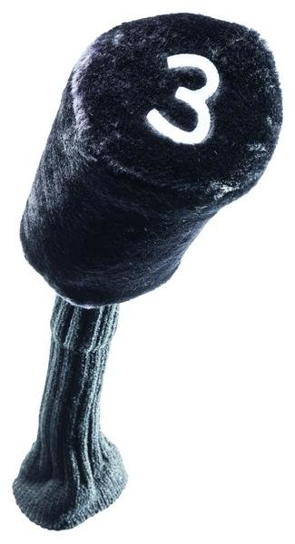 Single-Headcover mit Strumpf / schwarz 5