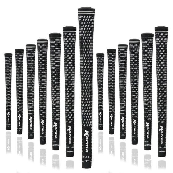 Karma Black/White Velvet Griff Set (13 x Griffe, 13 x Tape, Solvent und Schaftklammer)